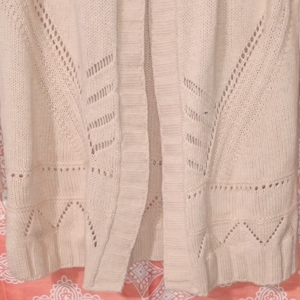 Kids Open-Front Cardigan With Hoodie - Picture 5 of 11